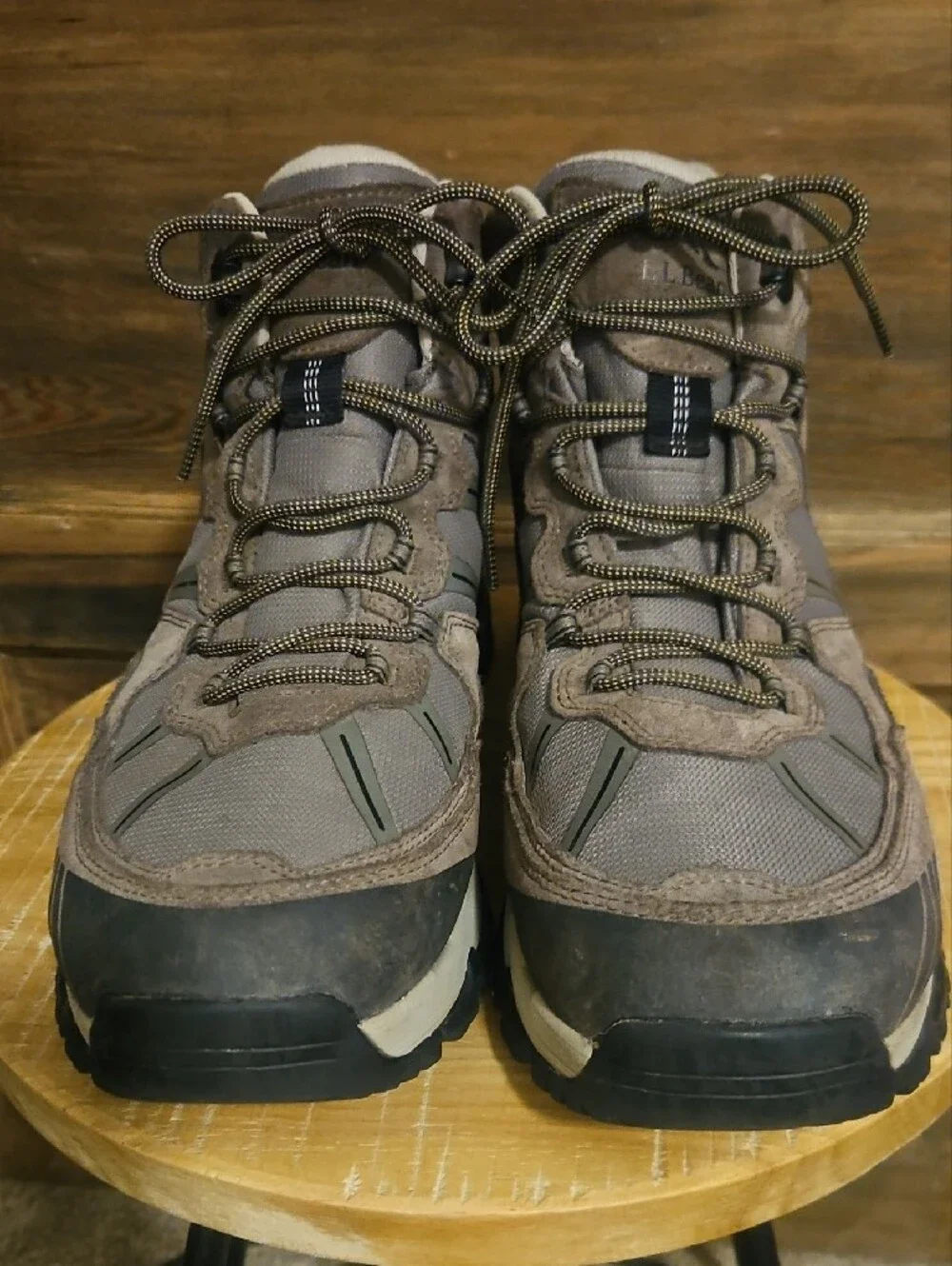 Men's LL Bean Brown Trail Hiking Boots - Size 13